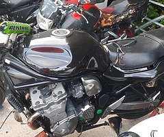 Motorcycle for breaking