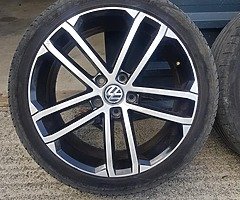 Genuine VW nogaro wheels - Image 5/6