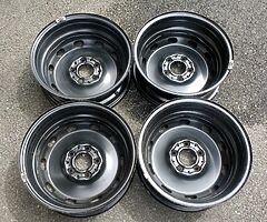 15" GENUINE MINI F55 F56 F57 STEEL WHEELS 13-19 ONE COOPER S 5x112 NOT ALLOYS