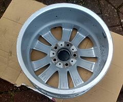 IMMACULATE 17" GENUINE BMW 3 SERIES E90 STYLE 338 ALLOY WHEEL 8J 5x120 *NO BUCKLES CRACKS WELDS* - Image 5/5