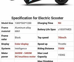 New Coolfly 3 wheel electric scooter - Image 7/10