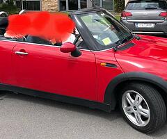 Red mini one convertible manual transmission