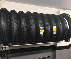 New Michelin power rain 120/17 front wet tyre