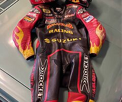 Race worn signed Steve Crevier collection.