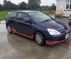 1.4 honda civic nct 4/22 , available  24/10/21