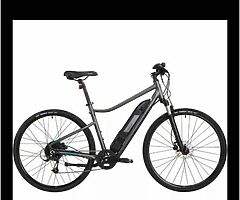 ELECTRIC HYBRID BIKE RIVERSIDE 500 E - GREY/GREEN