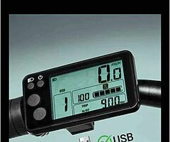 ELECTRIC HYBRID BIKE RIVERSIDE 500 E - GREY/GREEN