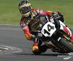 Race worn signed Steve Crevier collection.