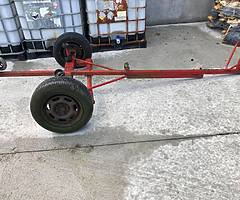 Small handy boat trailer