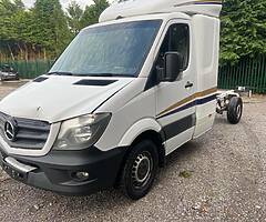 2016 Mercedes Sprinter 316 Chassis cab with sleeping pod. Ideal base for recovery ,tipper horse box - Image 3/9