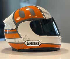 Gary Goodfellow’s signed helmet