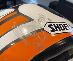 Gary Goodfellow’s signed helmet
