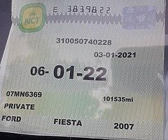 07 1.4 petrol fiesta - Image 7/8