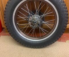 Complete Trials bike rear wheel