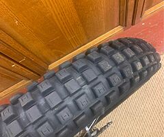 Complete Trials bike rear wheel