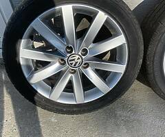 17” genuine Volkswagen alloys