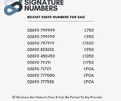 Signature Numbers