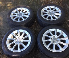 Genuine 16” Audi 5x112 alloy wheels
