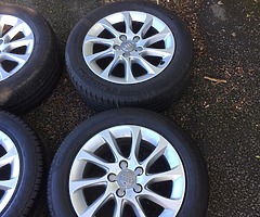 Genuine 16” Audi 5x112 alloy wheels