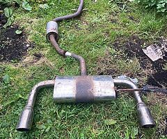 Twin exhaust