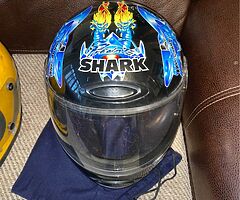 Motorbike helmets and jackets