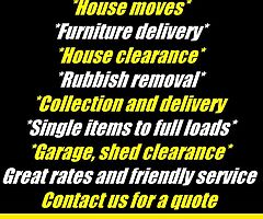 D&G Removals, man with a van