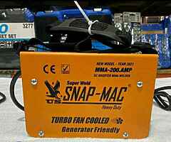NEW US SNAP MAC 200AMP INVERTER WELDER 
FREE DELIVERY - Image 3/10