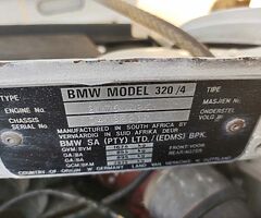 BMW 320i auto e30 automatic in alpine White tax and test - Image 9/10