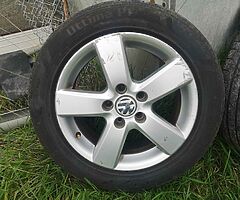 VW alloy wheels and tyres 205 55 R16 - Image 10/10
