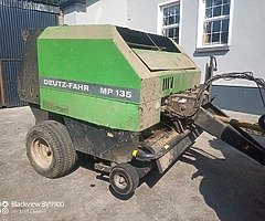 Deutz fahr m135 chopper baler
