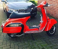 Vespa 125 (Bajaj frame) Rally/sprint lookalike