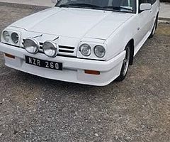 Opel manta redtop rally spec