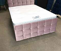 Brand new sandy divan bed and matrisses