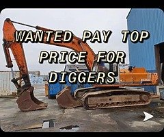 DIGGERS AN MACHINERY DEAD OR ALIVE