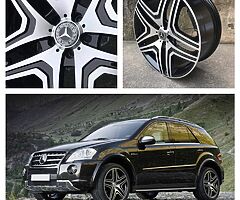 Mercedes ML AMG style alloys 5x112