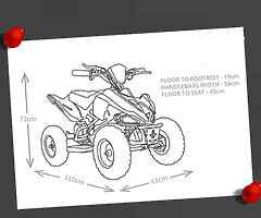 2022 MRF MINI 36v 1000w Electric Quad - Image 8/10