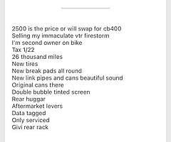 Honda vtr firestorm - Image 5/6