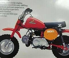 Wanted Honda z50r