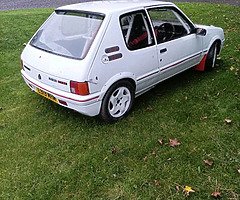 Peugeot 205 rally car
