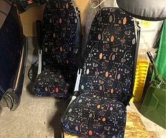 Campervan, crewcab, minibus seats
