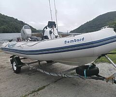 Bombarder explorer 4.2m rib for sale