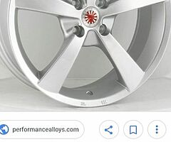 Wanted 17s 4x100