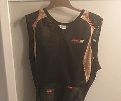 Motorcycle back protector