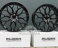 Genuine Riviera RF108 alloy wheels 21''- 22'' 5x108 / 5x112 / 5x120 / 5x130