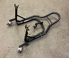 360 Paddock stand with roller castors