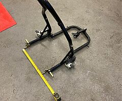 360 Paddock stand with roller castors