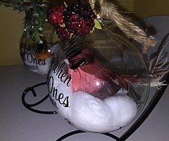 Christmas glass baubles,, robins and angels!! - Image 6/9