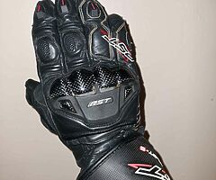 RST kangaroo leather bike gloves