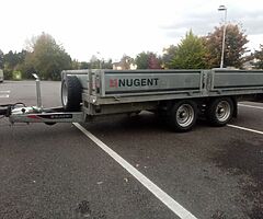 . 12x6 Nugent flat trailer