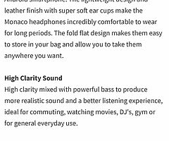 *New*     Veho wireless headphones.. Bluetooth
.*Can deliver if in location*.